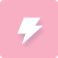 Logo lightning flat