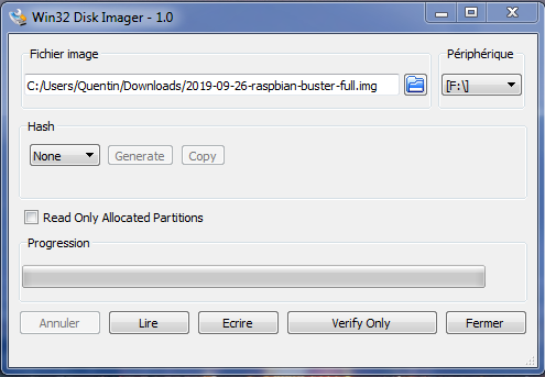 Win32 Disk Imager